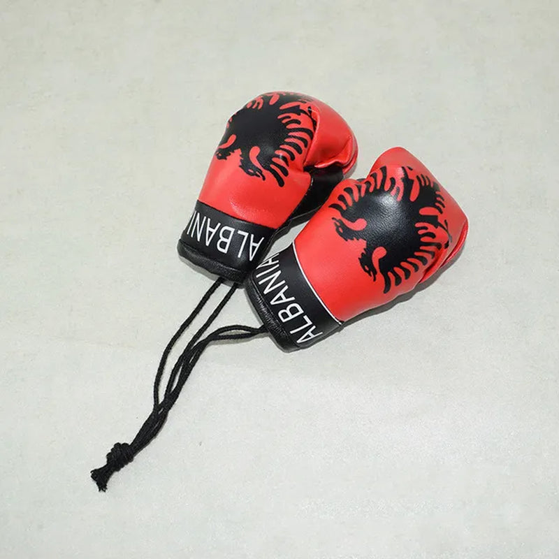 Newborn Photography Props Mini Simulation Boxing Glove Boxing Flag Gloves for Baby Photo Prop Decorated Accessories