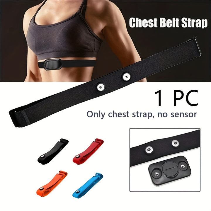 Adjustable Nylon Heart Rate Chest Strap for Running and Cycling, Multi-Functional Outdoor Sports Monitor, Fitness, Cycling