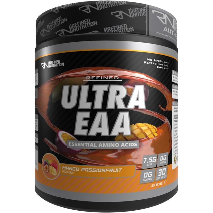 Refined Nutrition Ultra EAA 300g - Mango & Passionfruit, No Allergic Ingredients