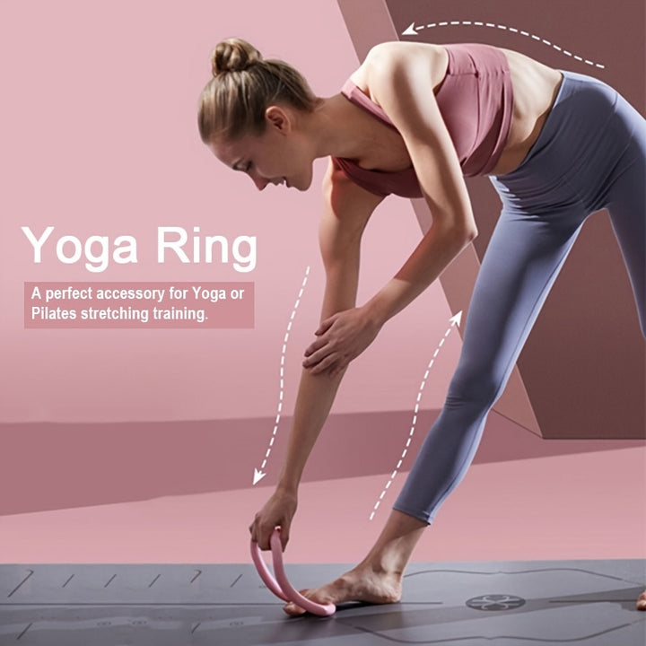 1pc Yoga Pilates Training Ring For Stretching, Indoor Home Fitness Exercise Equipment