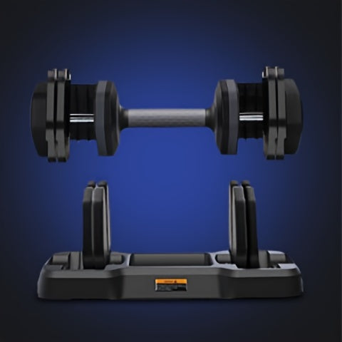 THERUN Quick Adjustable Weight Dumbbells, 5-speed Adjustable 6.5KG/11KG/15.5KG/20KG/24.5KG, Pair Of Total Weight 49KG, Men's And Women's Fitness Home Dumbbells