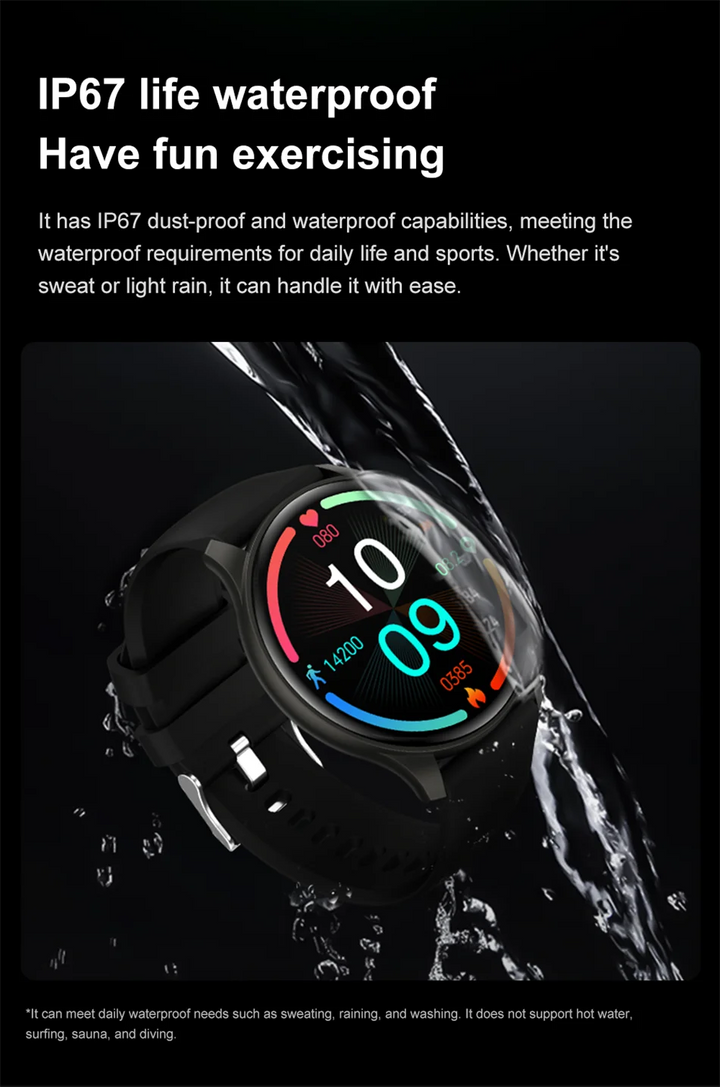 1.43 Inch AMOLED Smart Watches Women Bluetooth Call Sports Fitness Tracker Blood Men Smartwatch For Android IOS