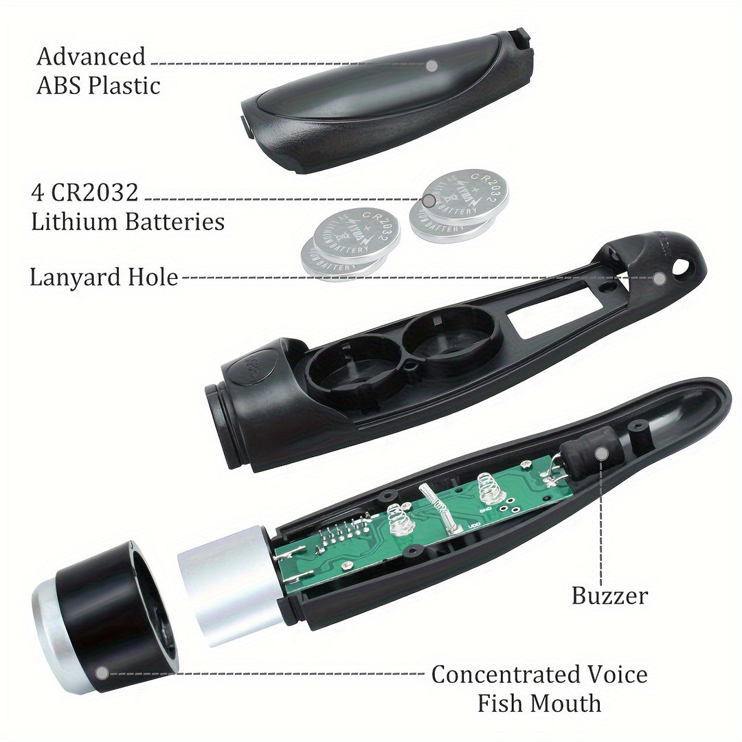 Electronic Whistle for Coaches and Referees, 3-Tone Handheld Sports Whistle with Lanyard, ABS Material, Button Battery Powered, for Volleyball, Football, and Training