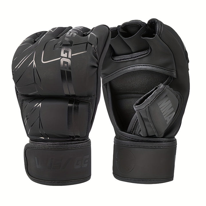 ProGrade Kickboxing Gloves for Men and Women - Fingerless MMA Gloves for Muay Thai, Sparring, and Punching - Enhanced Grip and Protection