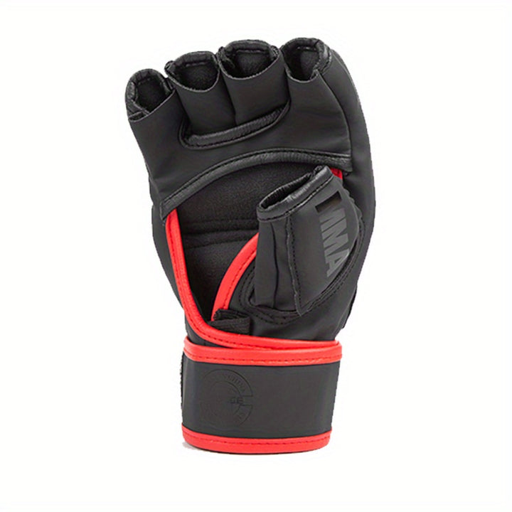 ProGrade Kickboxing Gloves for Men and Women - Fingerless MMA Gloves for Muay Thai, Sparring, and Punching - Enhanced Grip and Protection