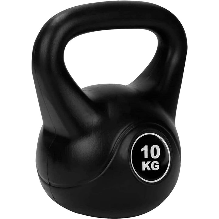 Vinyl Kettlebell 6kg 8kg 10kg Hand Weight Gym Kettle Bells Cardio Strength Training Exercise Equipment for Home Use Fitness Workout