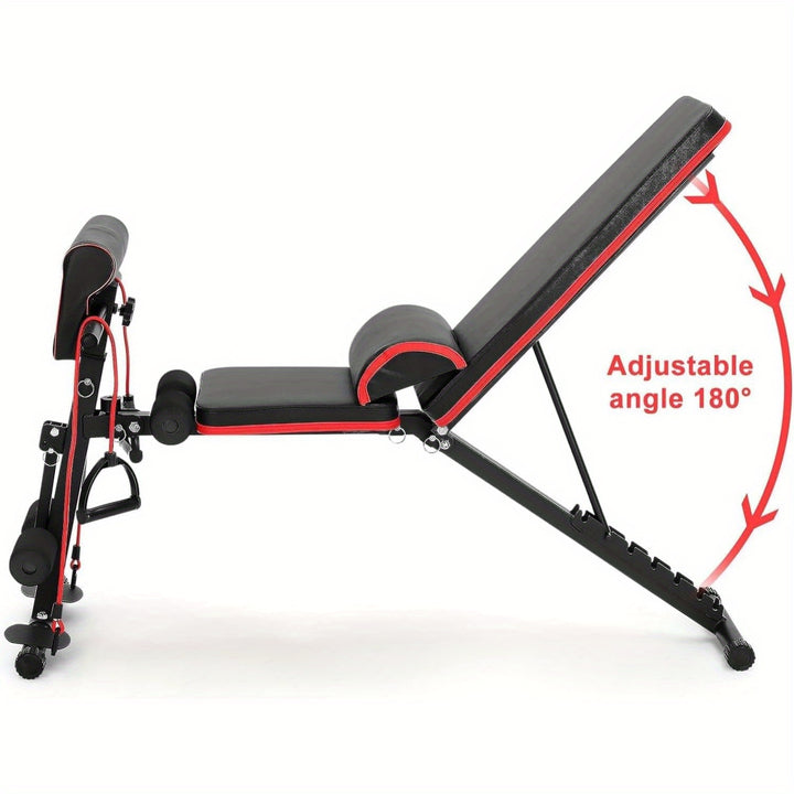 Adjustable Gym Bench, Weight Bench Foldable, Exercise Bench for Home | Utility Weight Bench for Full Body Workout - Multi-Purpose Foldable Incline Bench