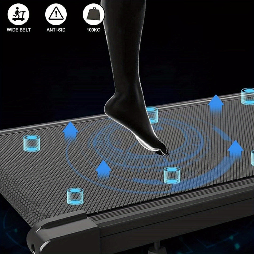 Sports Treadmill 2.5HP Foldable Treadmill for Home Bracket Design Shock Absorption Indoor Walking Pad Under Desk Treadmill Suitable for Home Fitness 260 LBS Maximum Weight