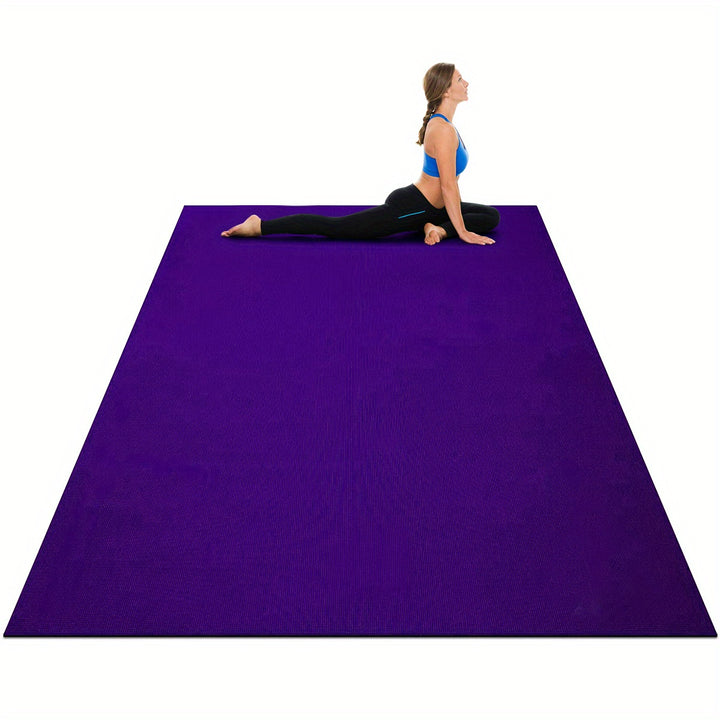 ERGOMASTER Home Yoga Mat 8mm Thick Tear-Resistant Padded Exercise Mat w/Carrying Strap