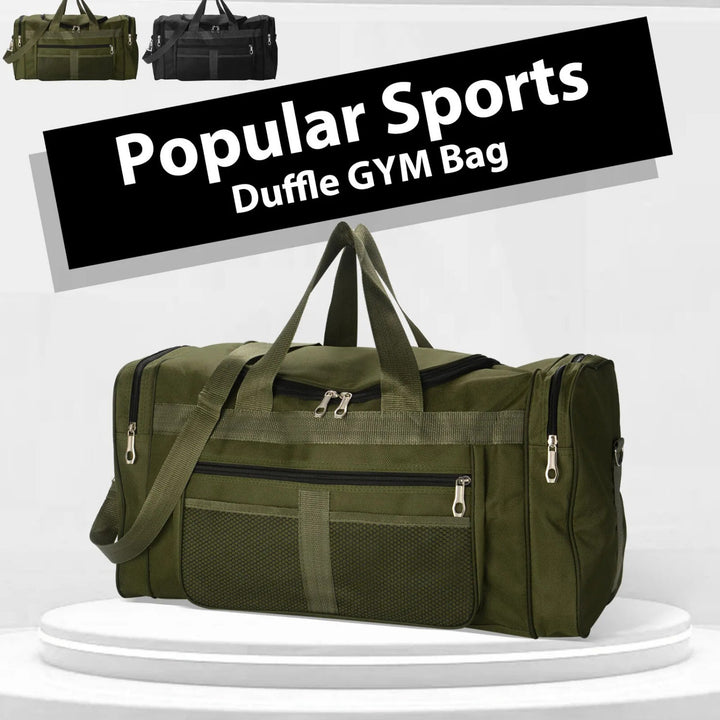 Mens Large Sports & Gym Holdall Bag - SPORTS TRAVEL WORK EQUIPMENT DUFFLE