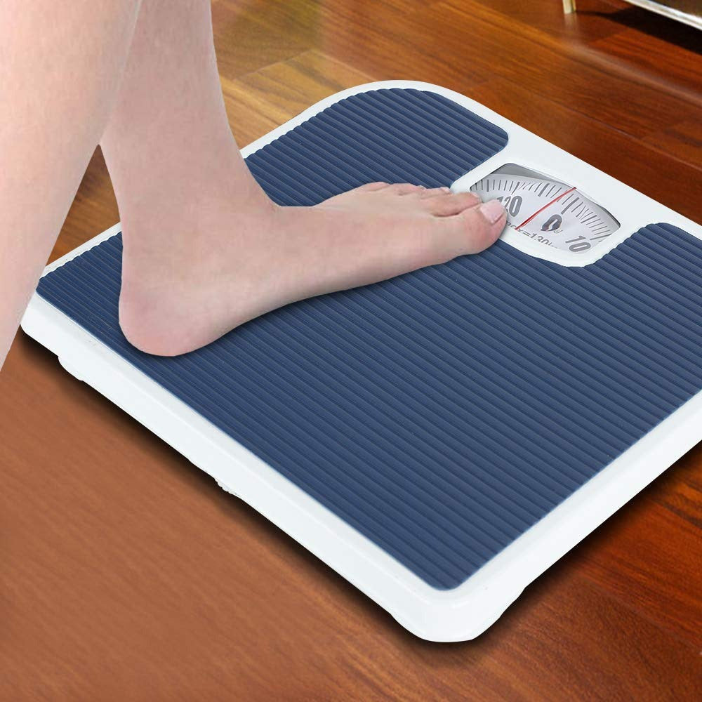 1pc Accurate Mechanical Bathroom Scale, Dial Weighing Body Weight Measurement Tool with Non-Slip Base, Mechanical Scales, Dial Weighing Scale