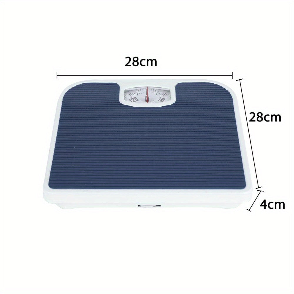 1pc Accurate Mechanical Bathroom Scale, Dial Weighing Body Weight Measurement Tool with Non-Slip Base, Mechanical Scales, Dial Weighing Scale