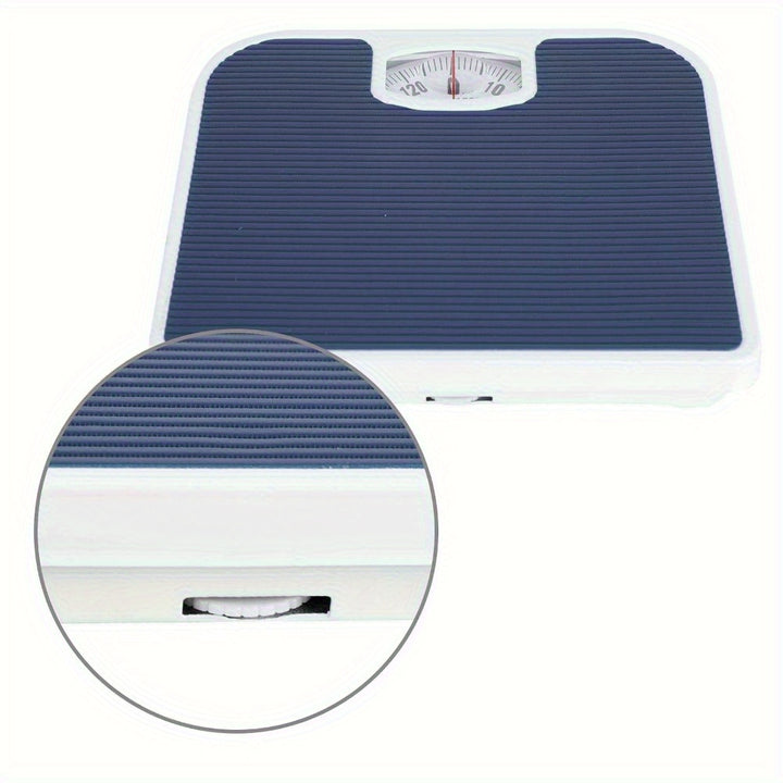 1pc Accurate Mechanical Bathroom Scale, Dial Weighing Body Weight Measurement Tool with Non-Slip Base, Mechanical Scales, Dial Weighing Scale