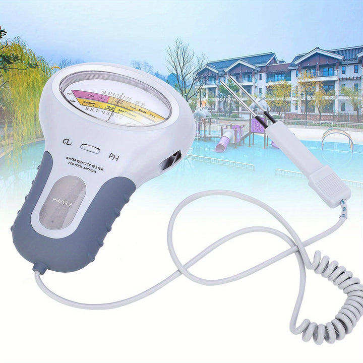 NEWEST Water Quality Analyzer with Probe p H and c hlorine le vel for swimming pool and spa