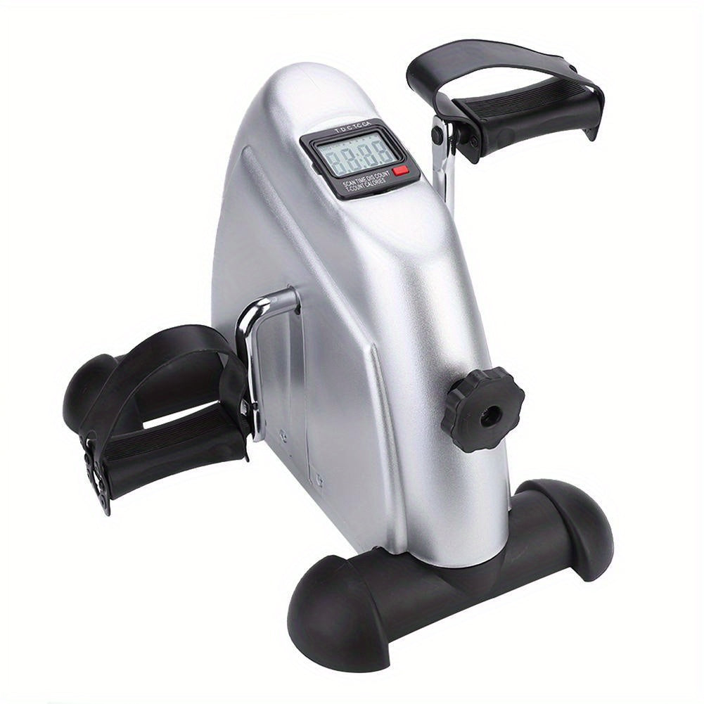 Portable Mini Pedal Exercise Bike Arm Leg Foot Resistance Cycle Pedal Exerciser, Arm/ Leg Mini Exercise Resistance Bike Pedal Fitness/ Workout Seated/ Under Desk