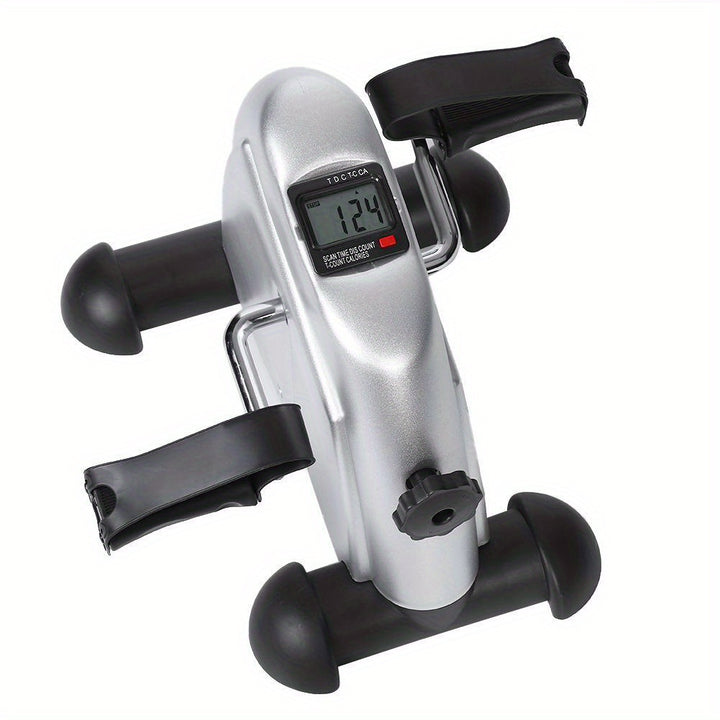 Portable Mini Pedal Exercise Bike Arm Leg Foot Resistance Cycle Pedal Exerciser, Arm/ Leg Mini Exercise Resistance Bike Pedal Fitness/ Workout Seated/ Under Desk