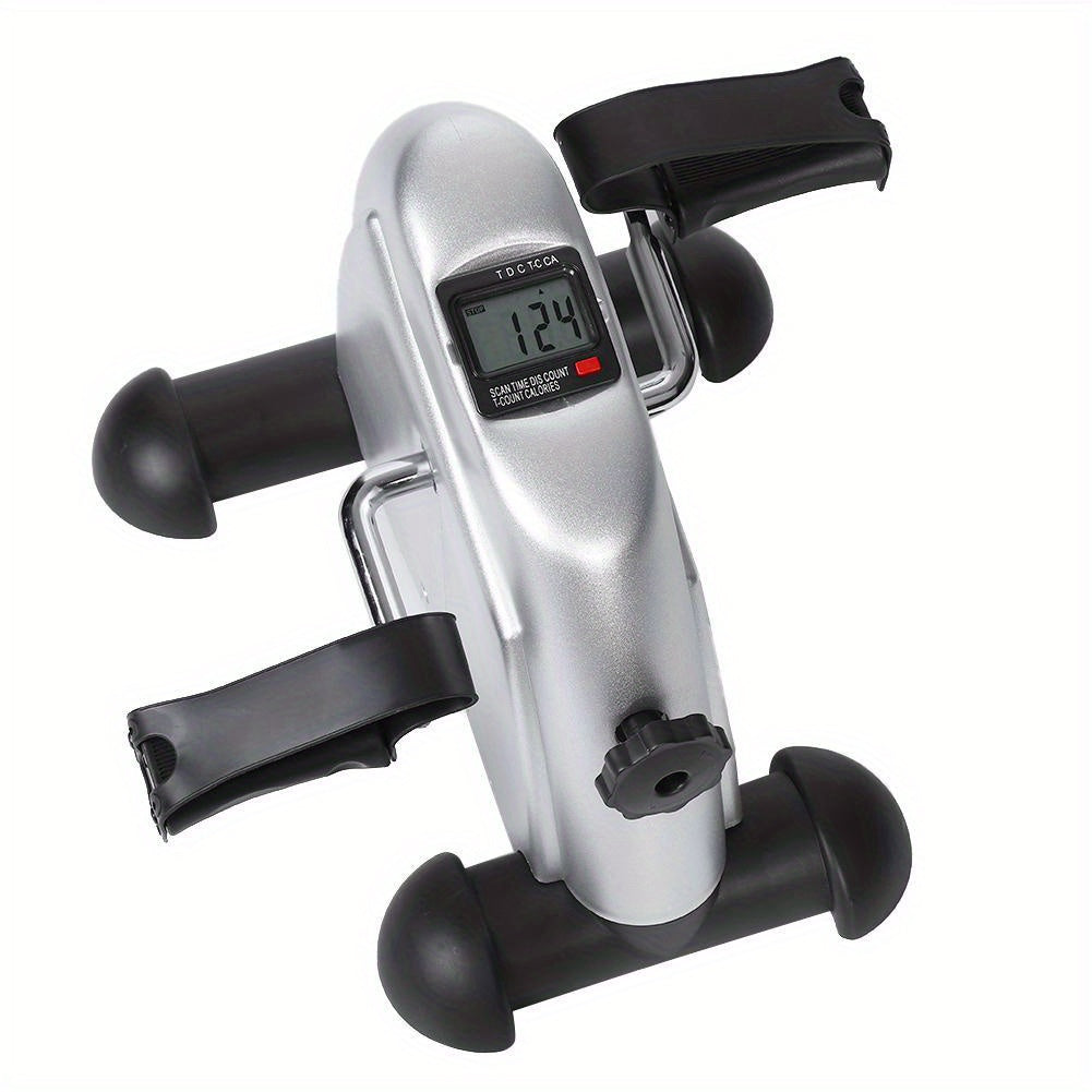 Portable Mini Pedal Exercise Bike Arm Leg Foot Resistance Cycle Pedal Exerciser, Arm/ Leg Mini Exercise Resistance Bike Pedal Fitness/ Workout Seated/ Under Desk