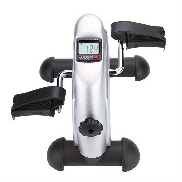 Portable Mini Pedal Exercise Bike Arm Leg Foot Resistance Cycle Pedal Exerciser, Arm/ Leg Mini Exercise Resistance Bike Pedal Fitness/ Workout Seated/ Under Desk