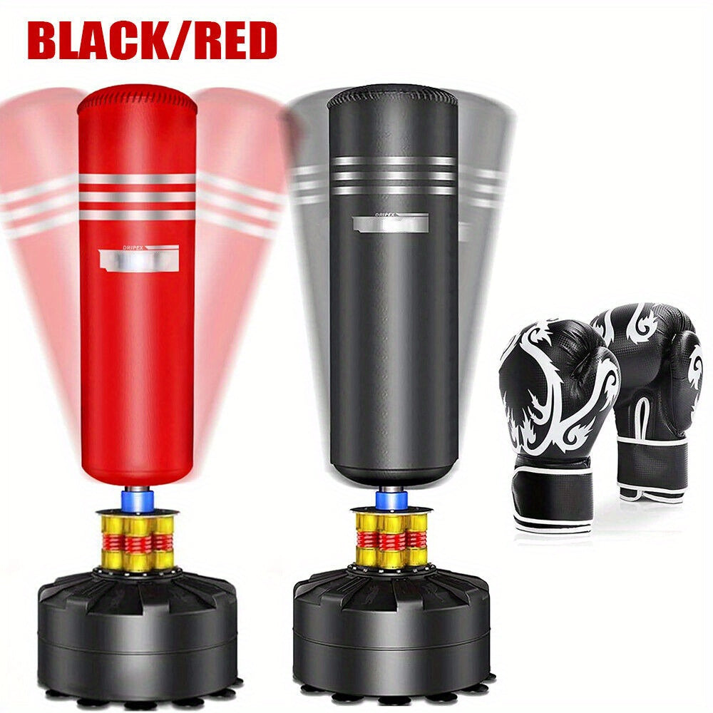 175.26cm Free Standing Boxing Punch Bag Stand Heavy Duty Punching MMA Kickboxing