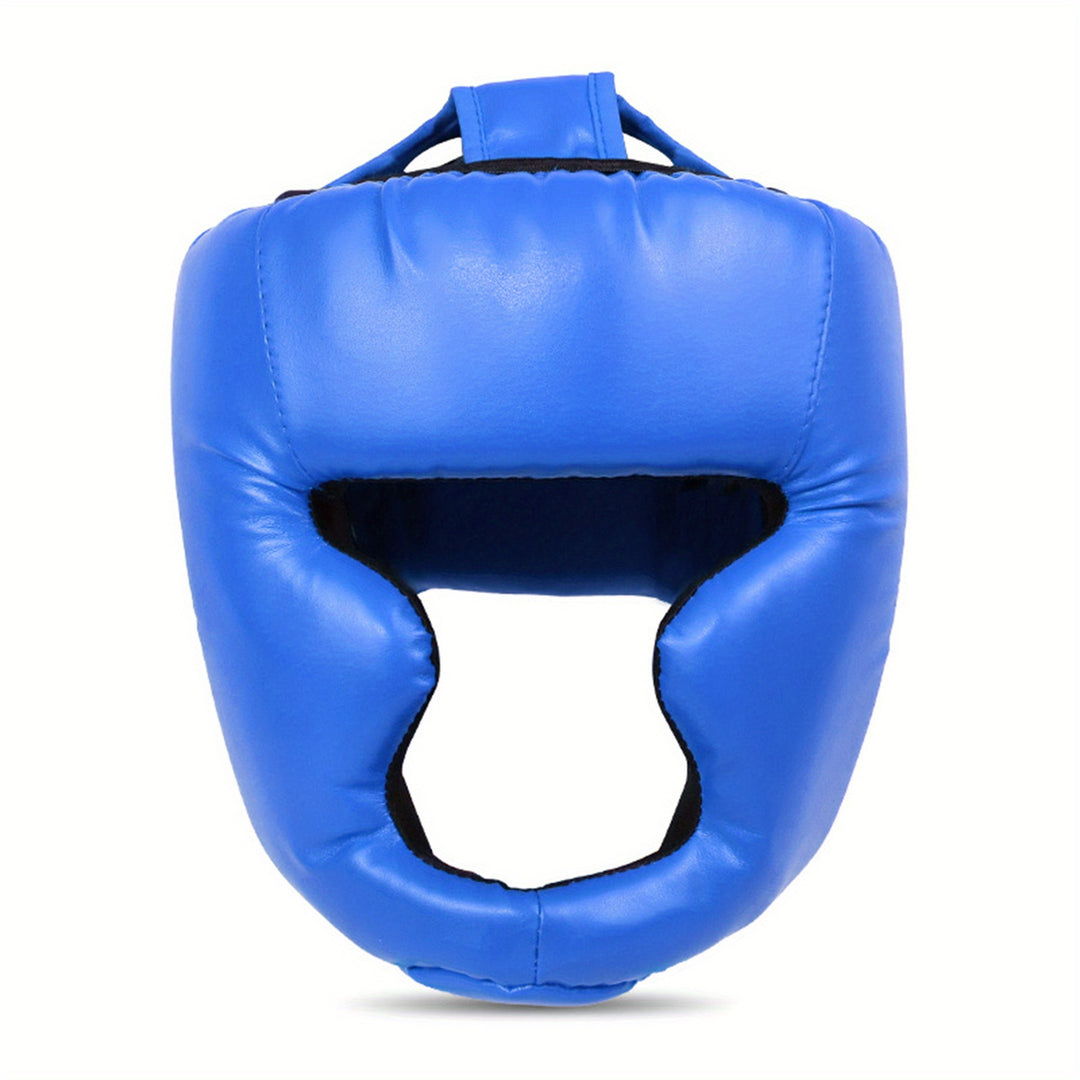 Boxing Headgear Safety Sparring Headwear Guard Adjustable Head Protection for Boxing, MMA, Kickboxing, Without Battery