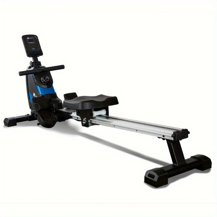 1pc XTERRA ERG160 Rower, Adjustable Resistance, Digital Monitor, Durable ABS Material, Home Gym Equipment, Black