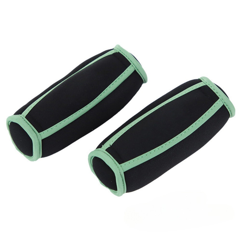 2pcs Weighted Dumbbell Sandbags for Men & Women - Ideal for Yoga, Running & Jump Rope - Durable Synthetic Rubber/Polyester/Iron Construction - Pink/Blue/Black