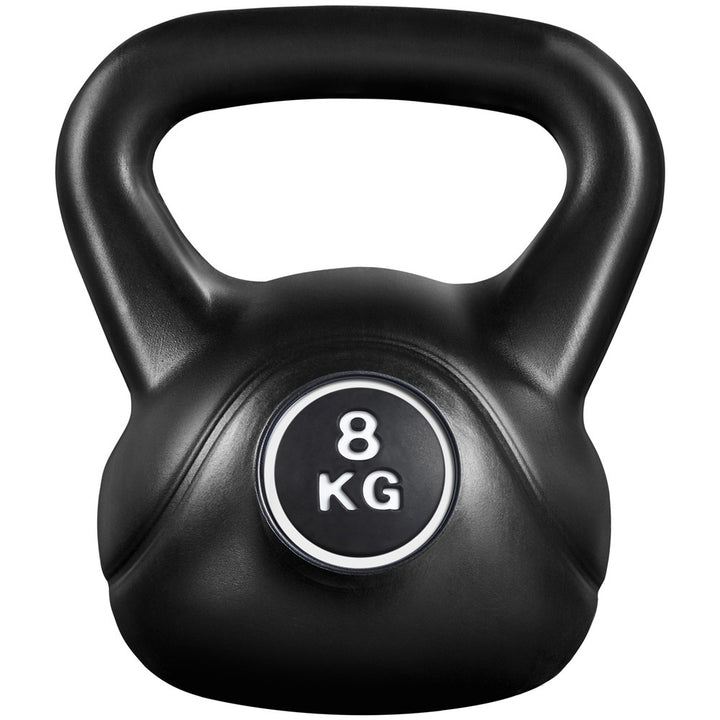 Yaheetech 6kg/8kg/12kg Kettlebell HDPE Coated Kettle Bells for Home Gym Fitness Workout Bodybuilding Weight Lifting