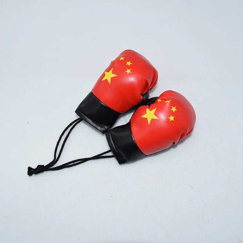 Newborn Photography Props Mini Simulation Boxing Glove Boxing Flag Gloves for Baby Photo Prop Decorated Accessories