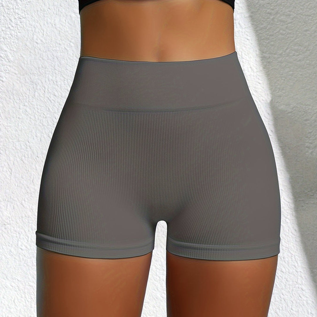 High-Waisted Yoga Shorts For Women, Fitness Leggings, Moisture-Wicking, Breathable, And Stretchy