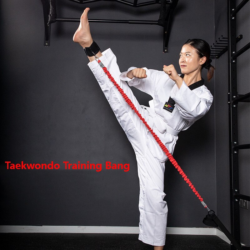 20-320 Pounds Taekwondo Boxing Training Alone Latex Rubber Resistance