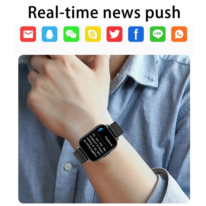 2023 New Bluetooth Answer Call Smart Watch Men 1.69" Full Touch Dial