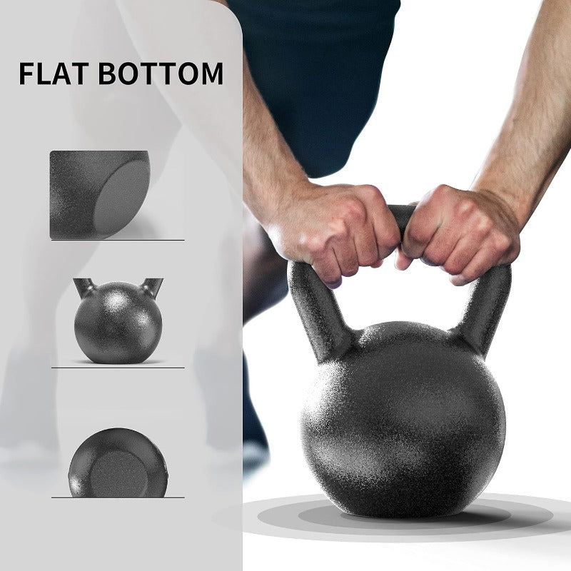 Cast Iron/Neoprene Coated kettlebell Weight for Home Gym Fitness & Weight Training (4KG-24KG)