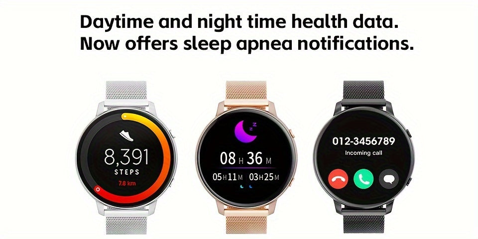 1pc LITTLE MEATBALL Smartwatch with Wireless Call & SMS, Minimalist Design, 3.35cm TFT Screen, 360x360 Resolution, IP67 Water Resistant, 19 Sports Modes, Music Player, Sleep Tracker, Pedometer, Magnetic Charging, 260mAh Recha