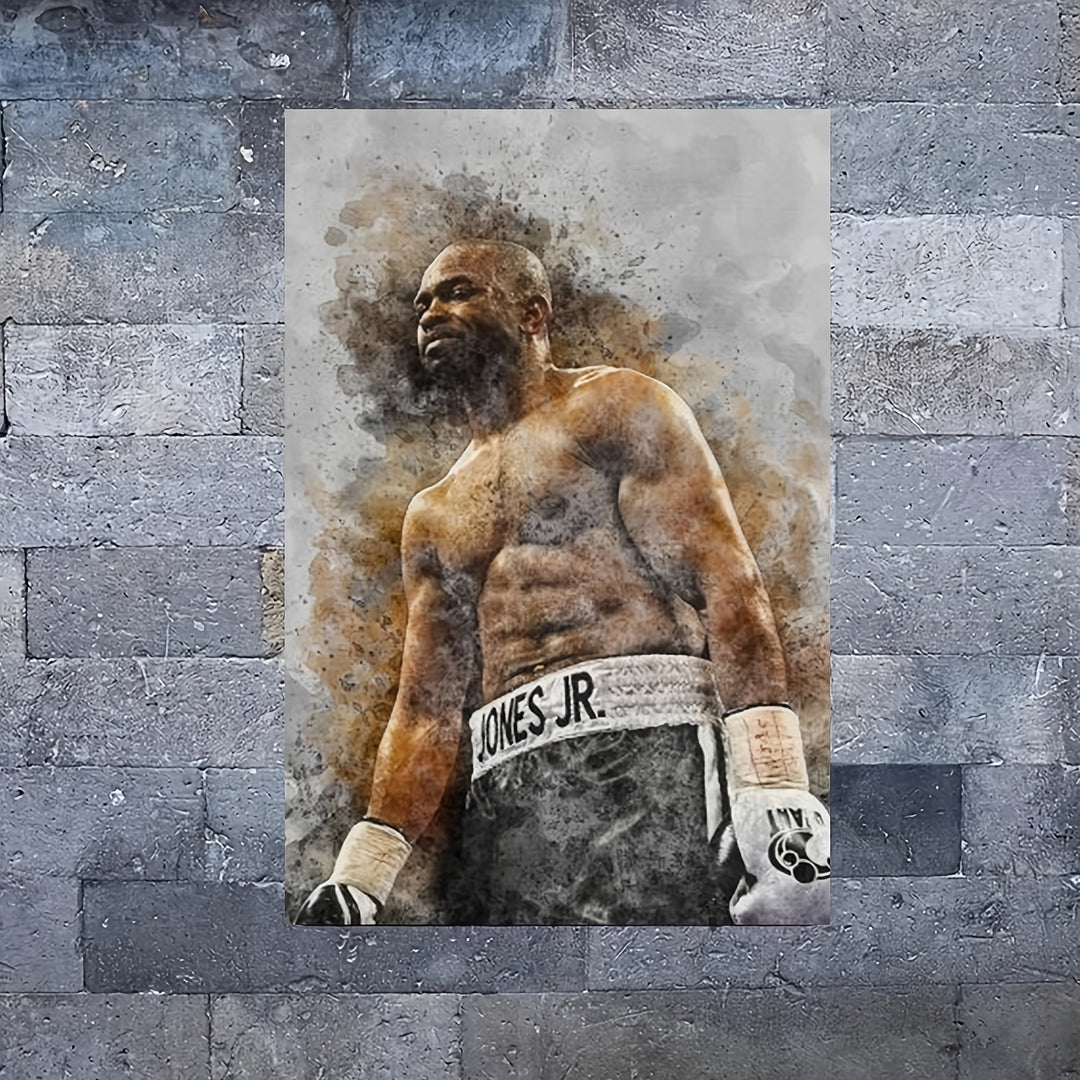 Roy Jones Jr. Canvas Art Poster 30.48x45.72cm - Frameless, Perfect for Bedroom & Office Decor, Perfect for Room Decor