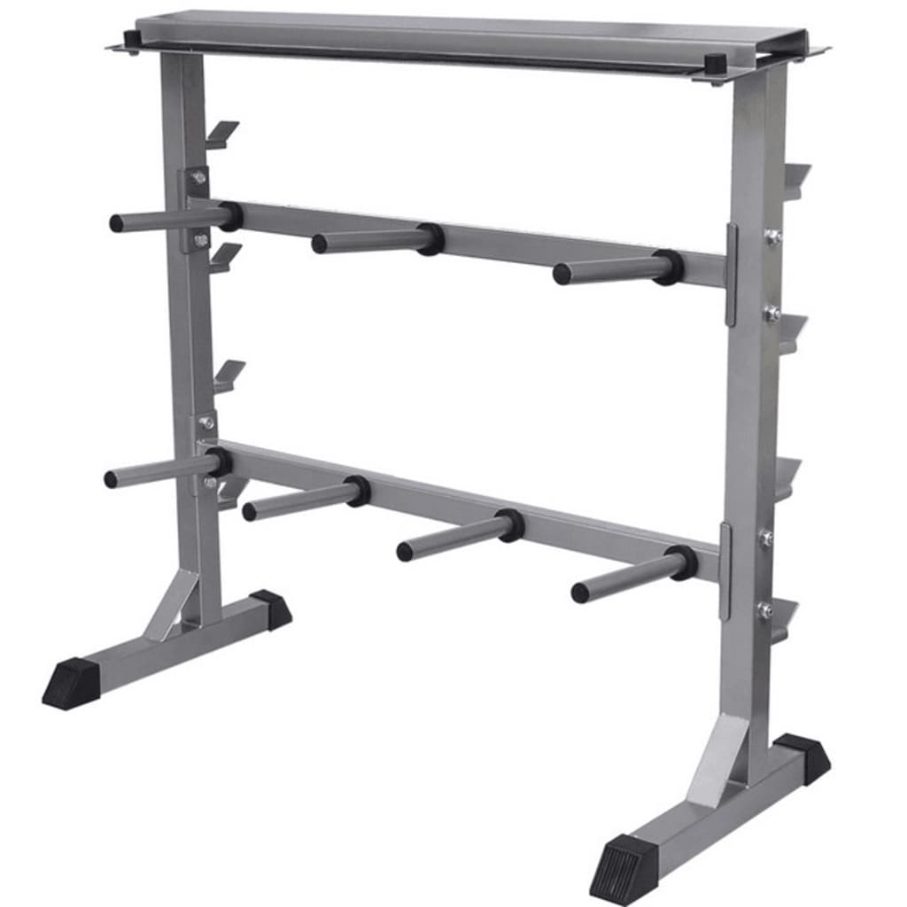 Dumbbell Barbell Rack - Grey