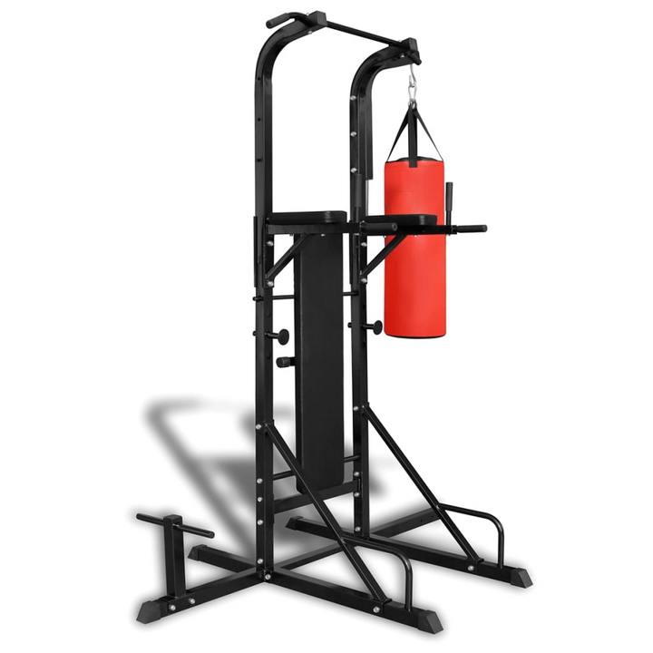 Power Tower with Sit-up Bench and Boxing Bag