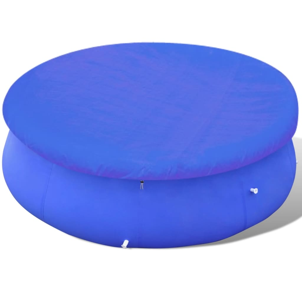 vidaXL Pool Cover PE Round 540 cm 90 g/m²