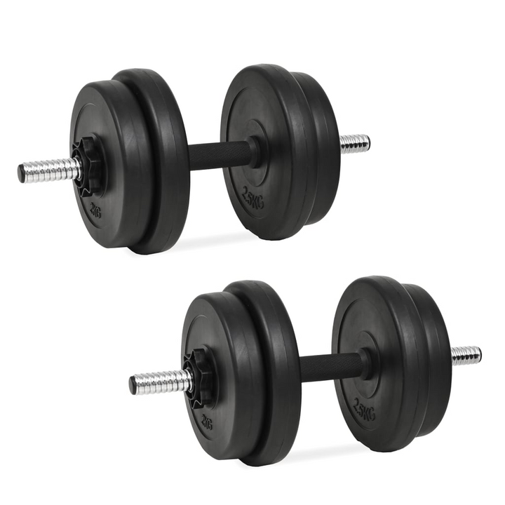 VidaXL 14 Piece Dumbbell Set 20 kg