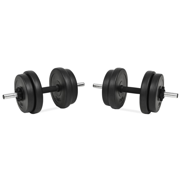 VidaXL 14 Piece Dumbbell Set 20 kg