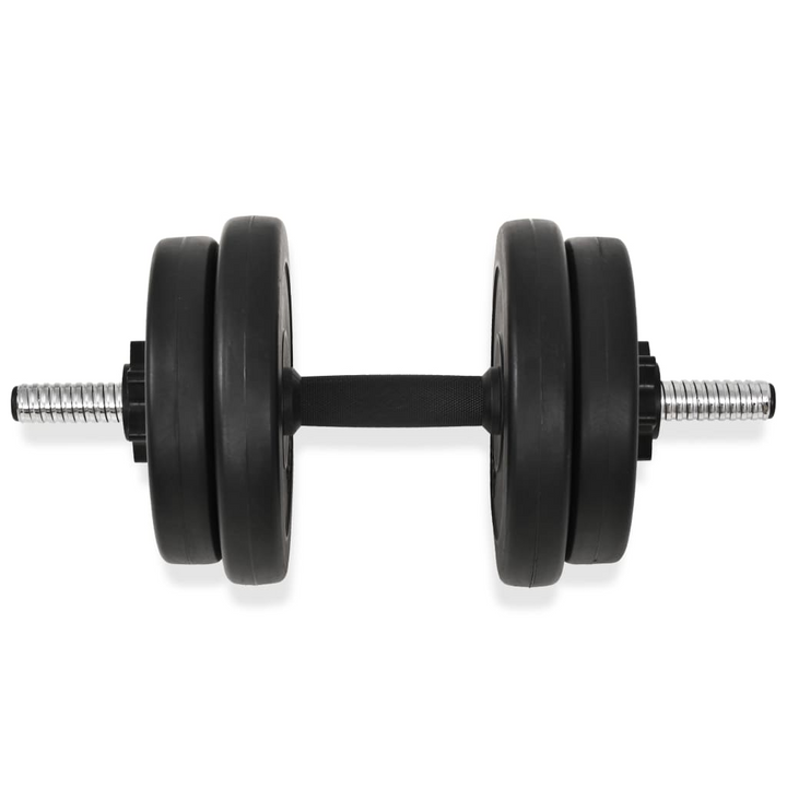 VidaXL 14 Piece Dumbbell Set 20 kg