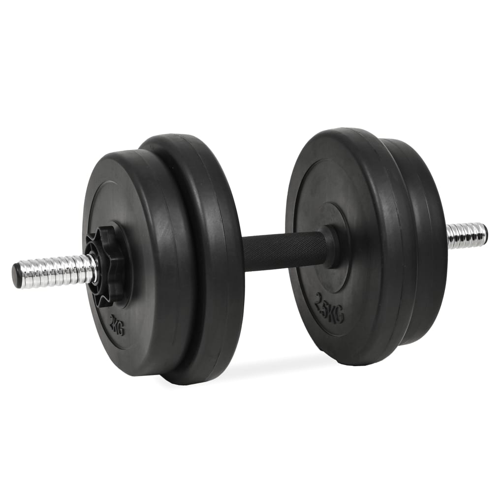 VidaXL 14 Piece Dumbbell Set 20 kg