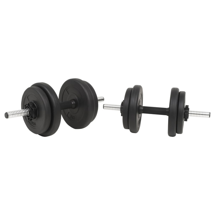 VidaXL Barbell and Dumbbell Set 30 kg