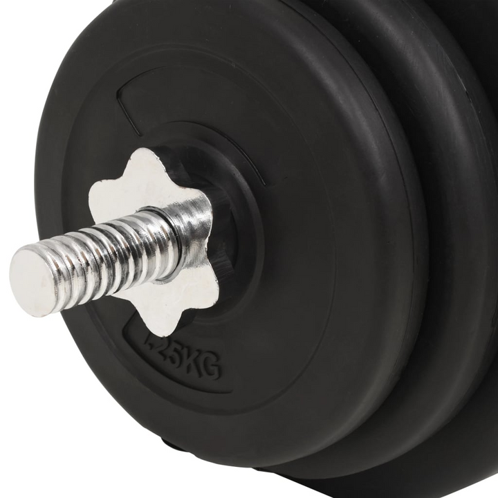 VidaXL Barbell and Dumbbell Set 30 kg