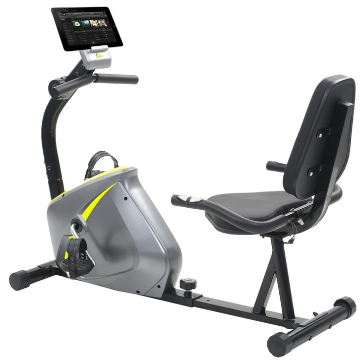 VidaXL Magnetic Recumbent Exercise Bike with Pulse Measurement