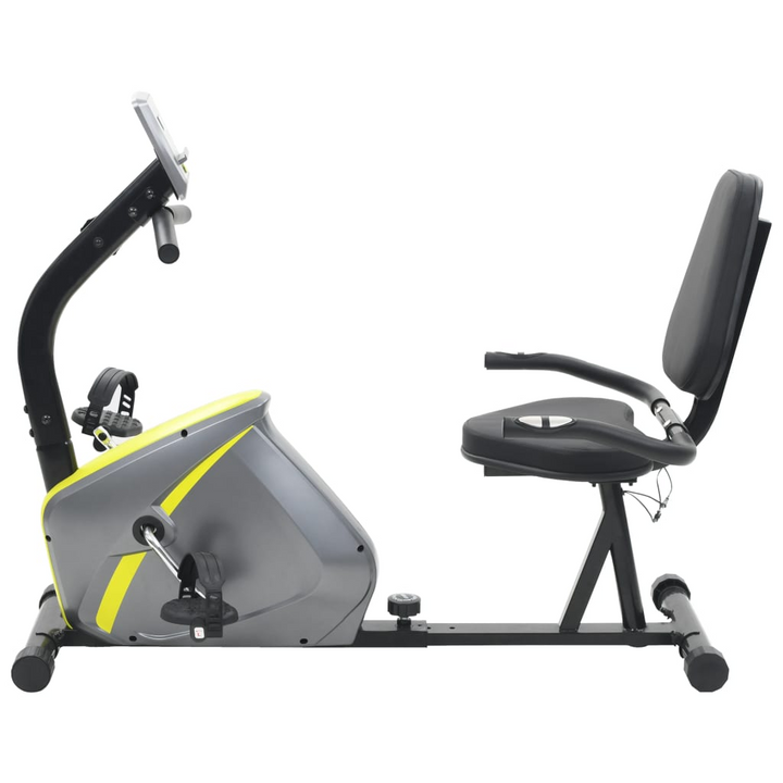 VidaXL Magnetic Recumbent Exercise Bike with Pulse Measurement