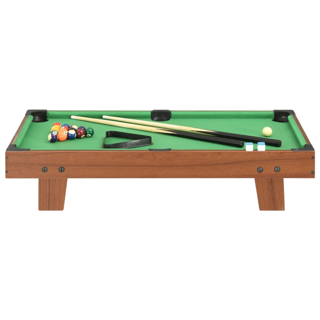 vidaXL 3 Feet Mini Pool Table 92x52x19 cm Brown and Green