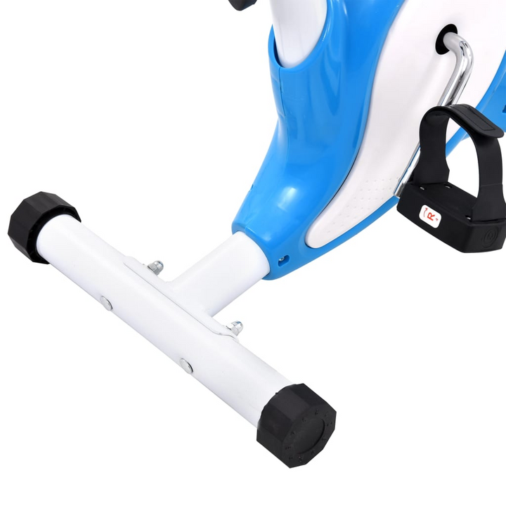 VidaXL Exercise Bike with Belt Resistance Blue