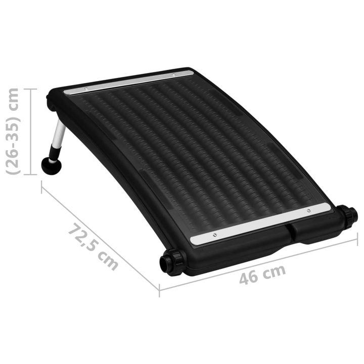 vidaXL Curved Pool Solar Heating Panel 72.5x46 cm