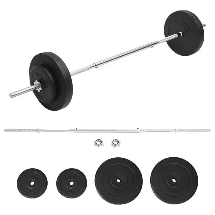 VidaXL Barbell with Plates Set 30 kg