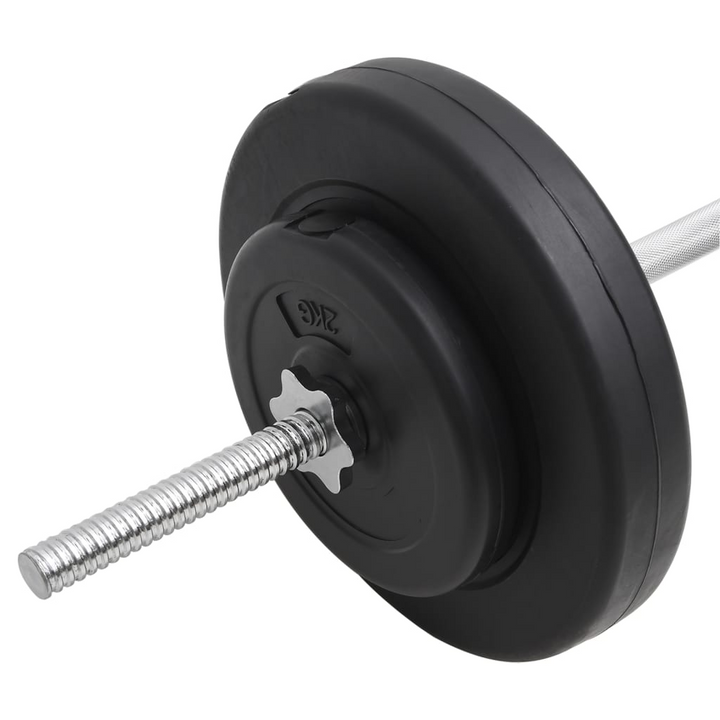 VidaXL Barbell with Plates Set 30 kg